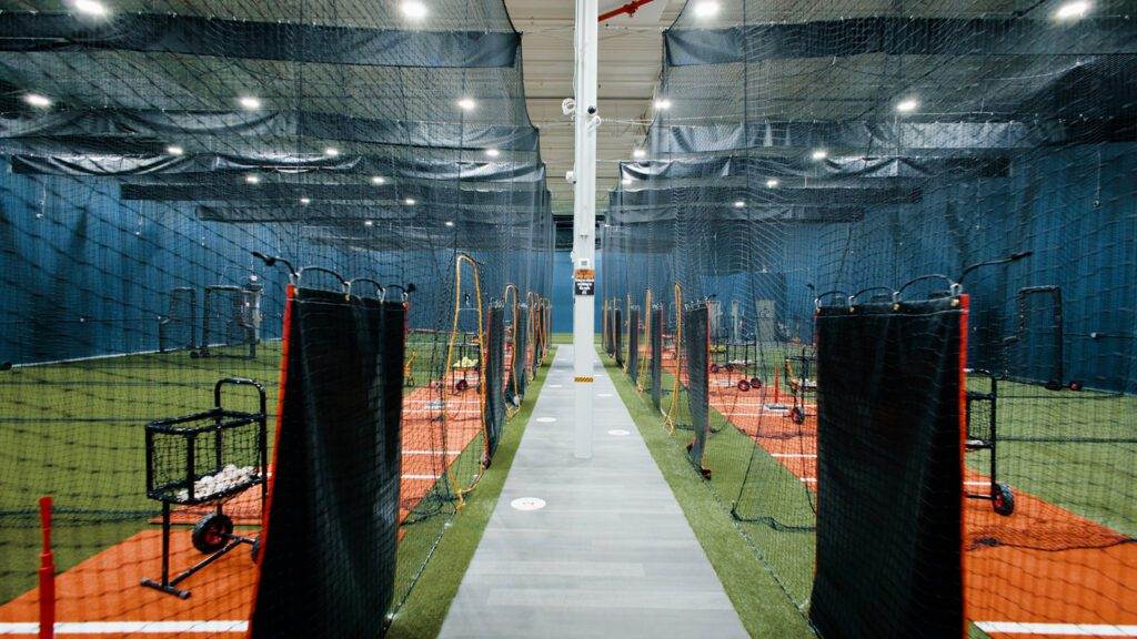 A picture of The Batter's Den with no players in it