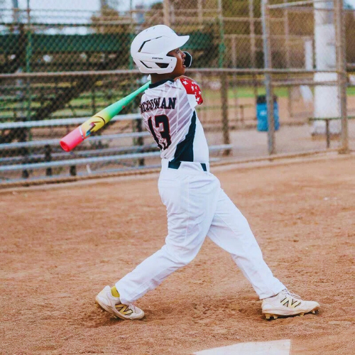 Player with the hypefire baseball bat